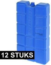 12x Blauwe koelelementen 750 gram - Koelelementen - Koelblokken