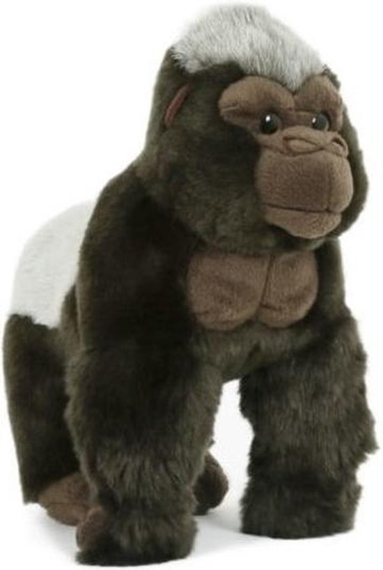 Nationaal volkslied Uitscheiden het winkelcentrum Pluche gorilla aap/apen knuffel 28 cm speelgoed- Jungledieren... | bol.com