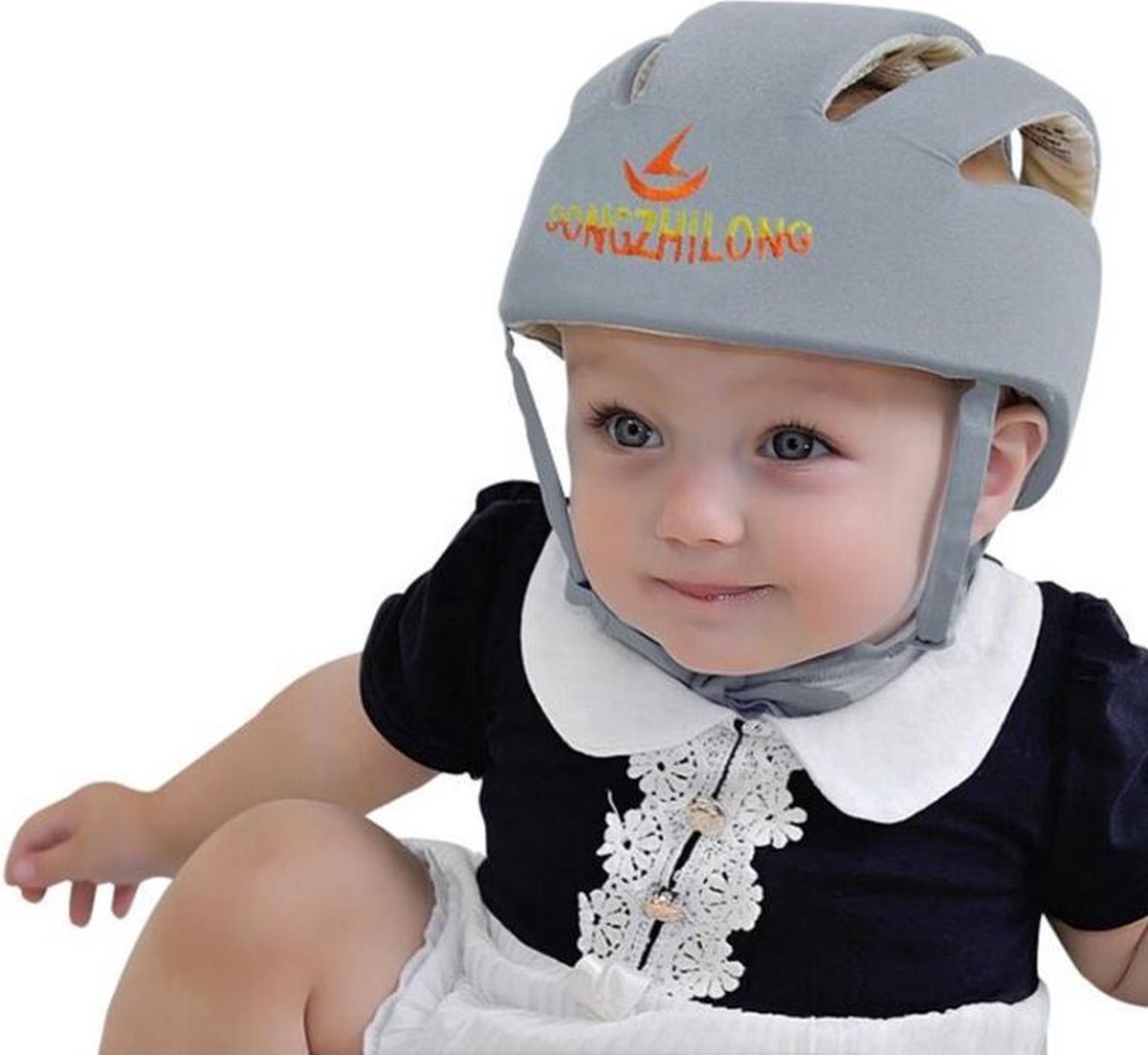 Scorch leef ermee kennisgeving Baby helm grijs 8 mnd tot 6 jaar | bol.com