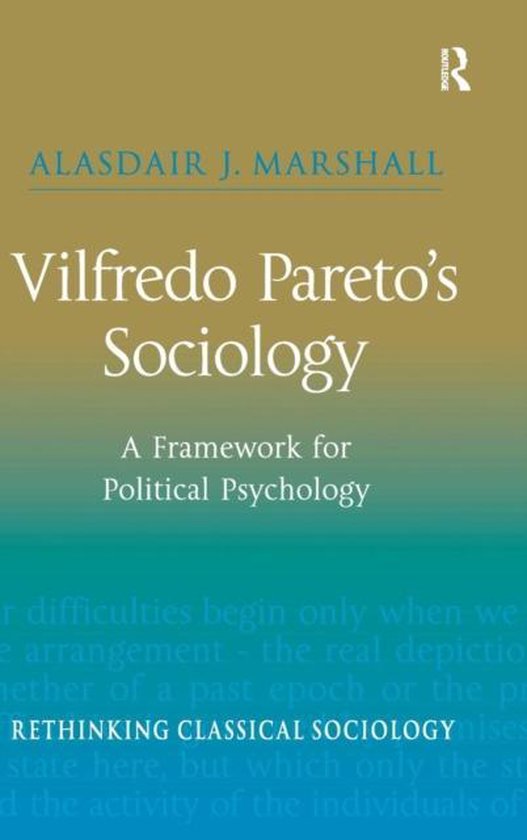 Vilfredo Pareto's Sociology - cover