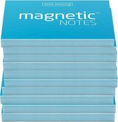 Magnetic Notes, set van 10 notitieboekjes maat S (70x50mm)x100 sheets Blauw