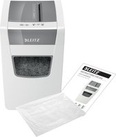 Leitz Papiervernietiger IQ Slim P4 - Versnipperaar Voor Papier - 23L opvangbak - Ideaal Voor Thuiskantoor Leitz Papiervernietiger IQ Slim P4 - Versnipperaar Voor Papier - 23L opvangbak - Ideaal Voor Thuiskantoor