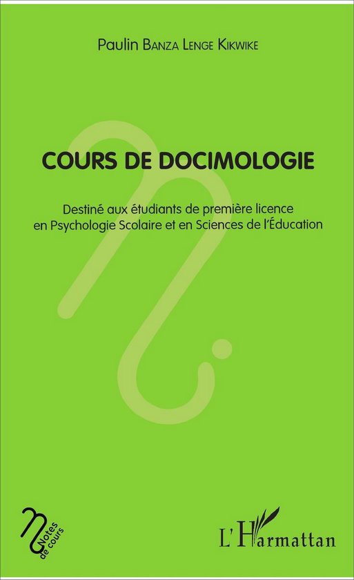 Cours de docimologie - cover