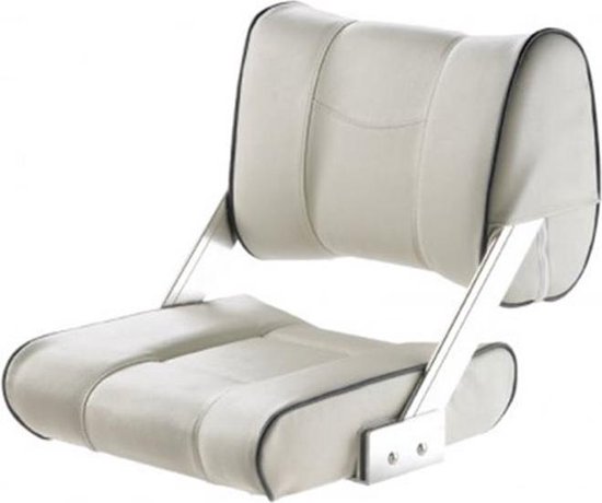 COSTWAY Siège De Bateau Sport Flip-up En Cuir PVC Imperméable, Siège De