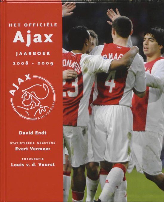 Cover van het boek 'Het officiele Ajax jaarboek 2008-2009'