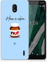 Nokia 1 Plus Uniek TPU Hoesje Nut Home