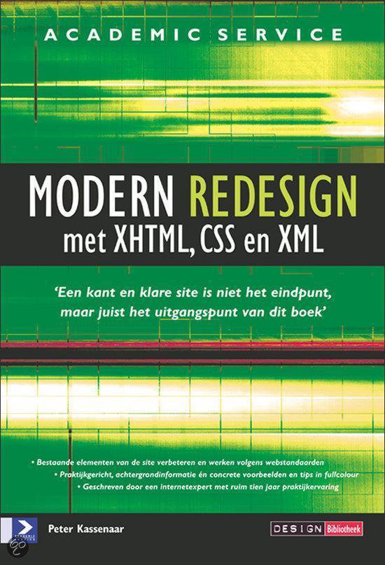 Cover van het boek 'Modern redesign' van Peter Kassenaar
