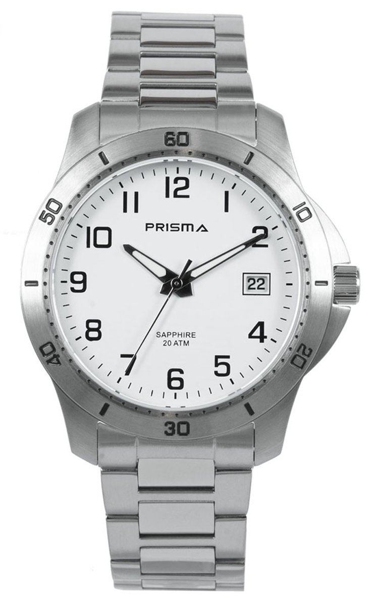 Prisma Stainless Steel Heren horloge P1735