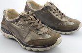 Gabor Rollingsoft Dames Lage sneakers - Zilver - Maat 38.5