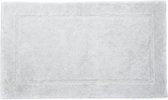 Casilin - Luxe Badmat Antislip 60 x 100 - Water absorberende Badkamermat - Wasbaar - Zilver / Lichtgrijs