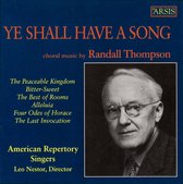 Thompson: Ye Shall Have a Song