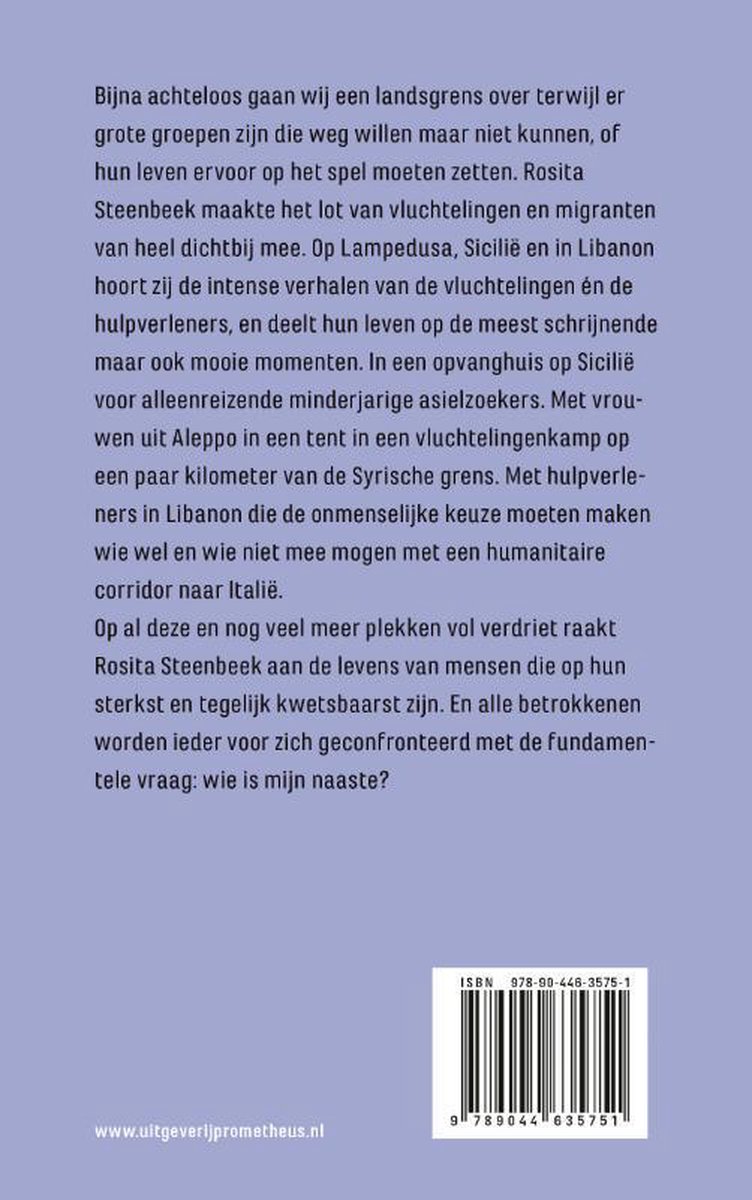 Wie is mijn naaste? - back cover