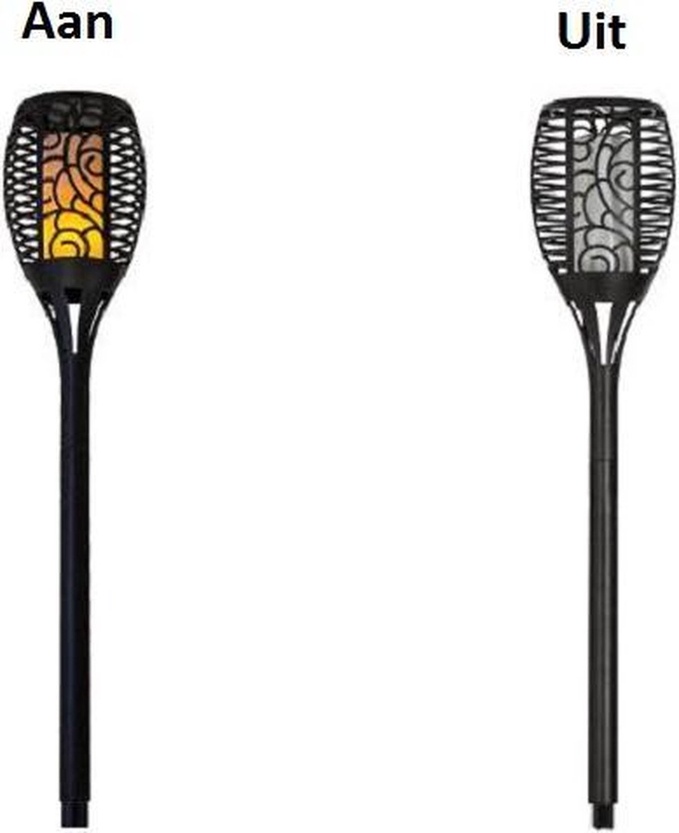 Atmosphera Solarlamp Fakkel - Buitenlamp - Solar Lamp - 70CM