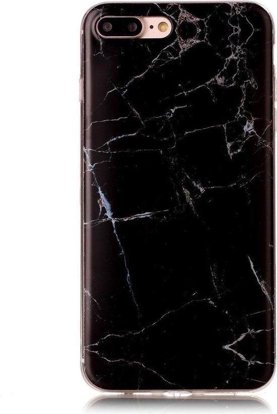 Deskundige hybride Kosmisch Marmer Design TPU Apple iPhone 8 Plus / 7 Plus Hoesje | bol.com