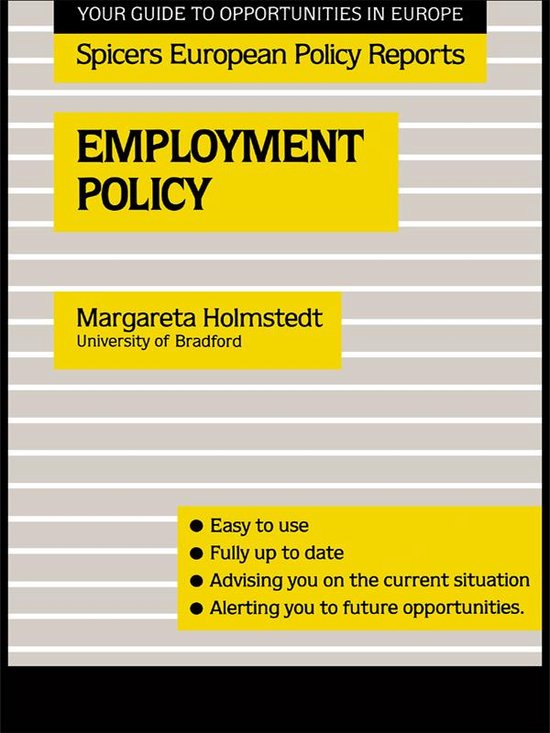 Employment Policy - cover