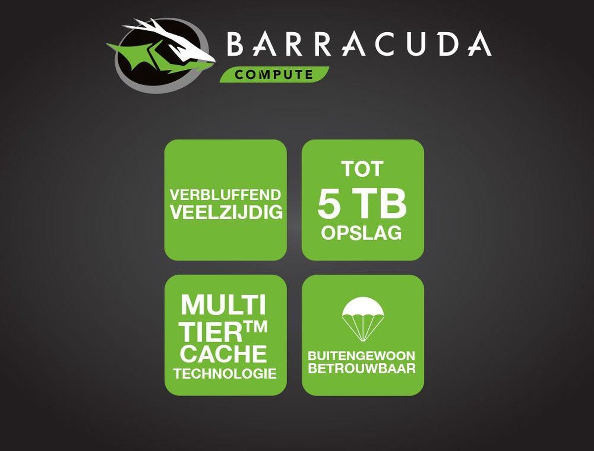 Seagate BarraCuda 500 GB harde schijf thumbnail 3