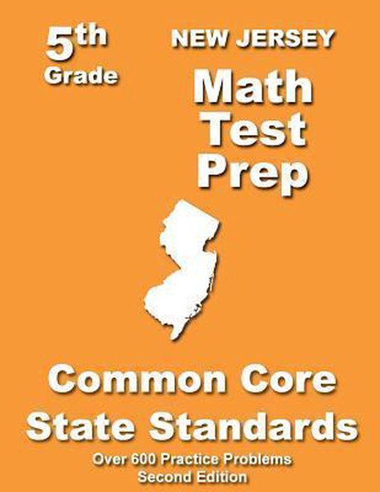 New Jersey 5th Grade Math Test Prep - cover