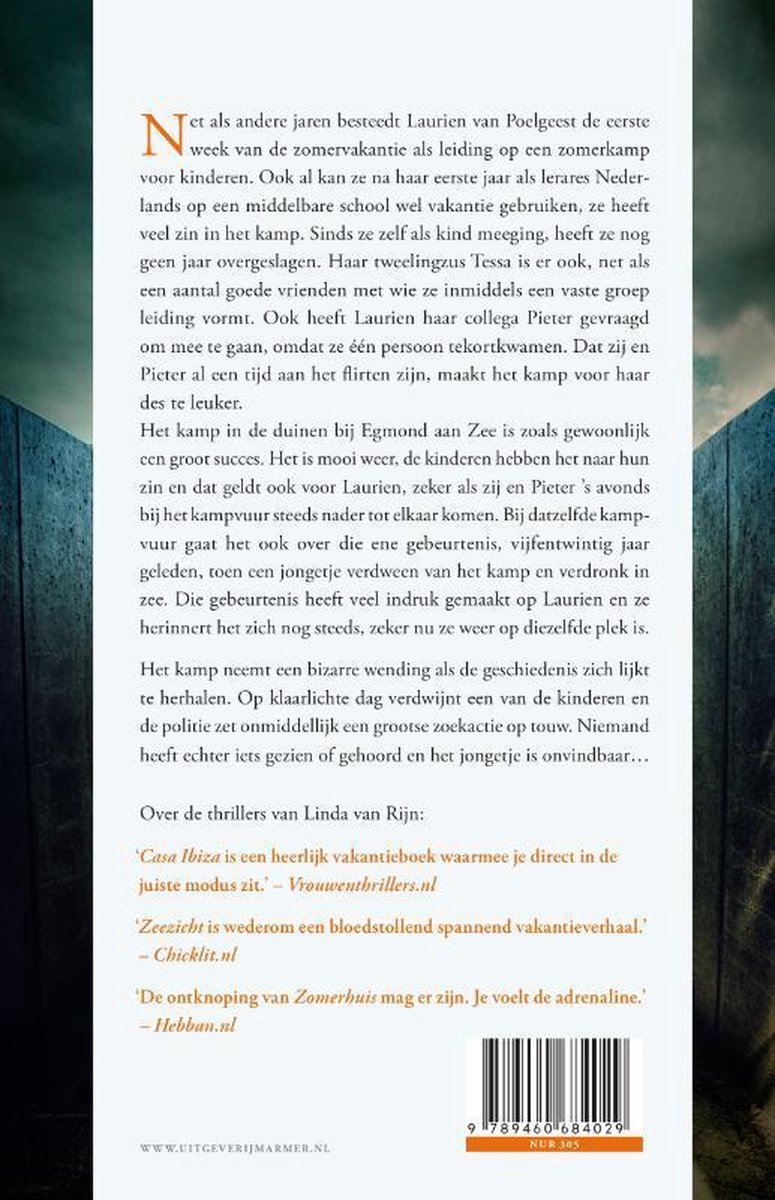 Zomernacht - back cover
