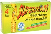 Superman - Gifvrije Vliegenvangers -Plakstrip- 3 x 4 stuks!!