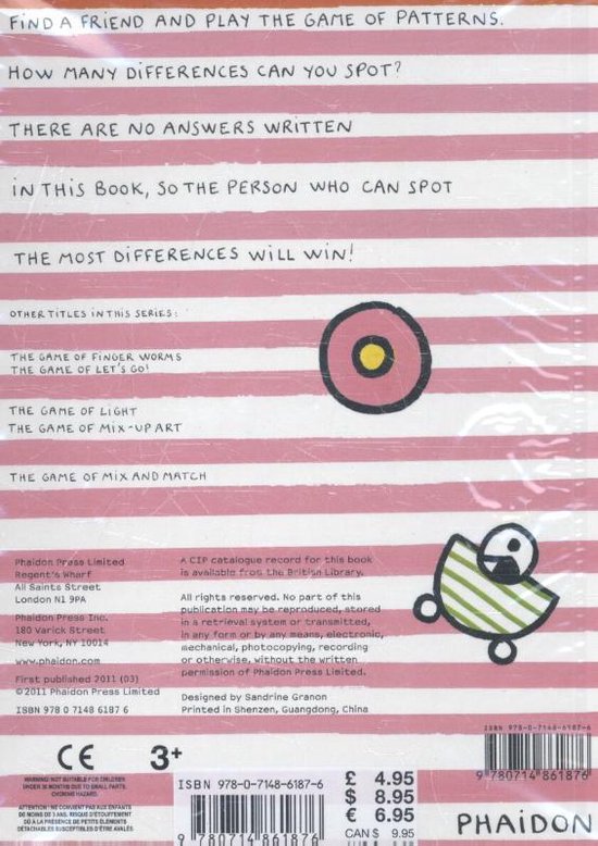 Game Of Patterns, Hervé Tullet 9780714861876 Boeken bol