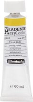 Schmincke AKADEMIE® Acryl color , primary yellow (224), semi-transparant, 60 ml/ 1 fles