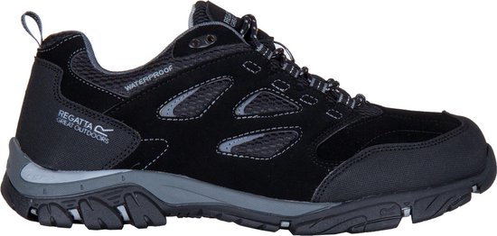 Regatta Holcombe IEP Low Outdoorschoenen Heren Wandelschoenen - Maat 45 - Mannen - zwart/grijs