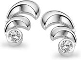 Orphelia Oorbel Bogen White Zircon Sterling Zilver 925