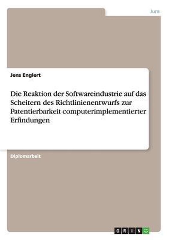 Die Reaktion Der Softwareindustrie Auf Das Scheitern Des Ric ... - cover