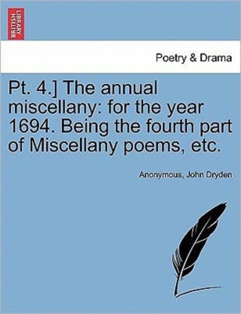 PT. 4.] the Annual Miscellany - Anonymous