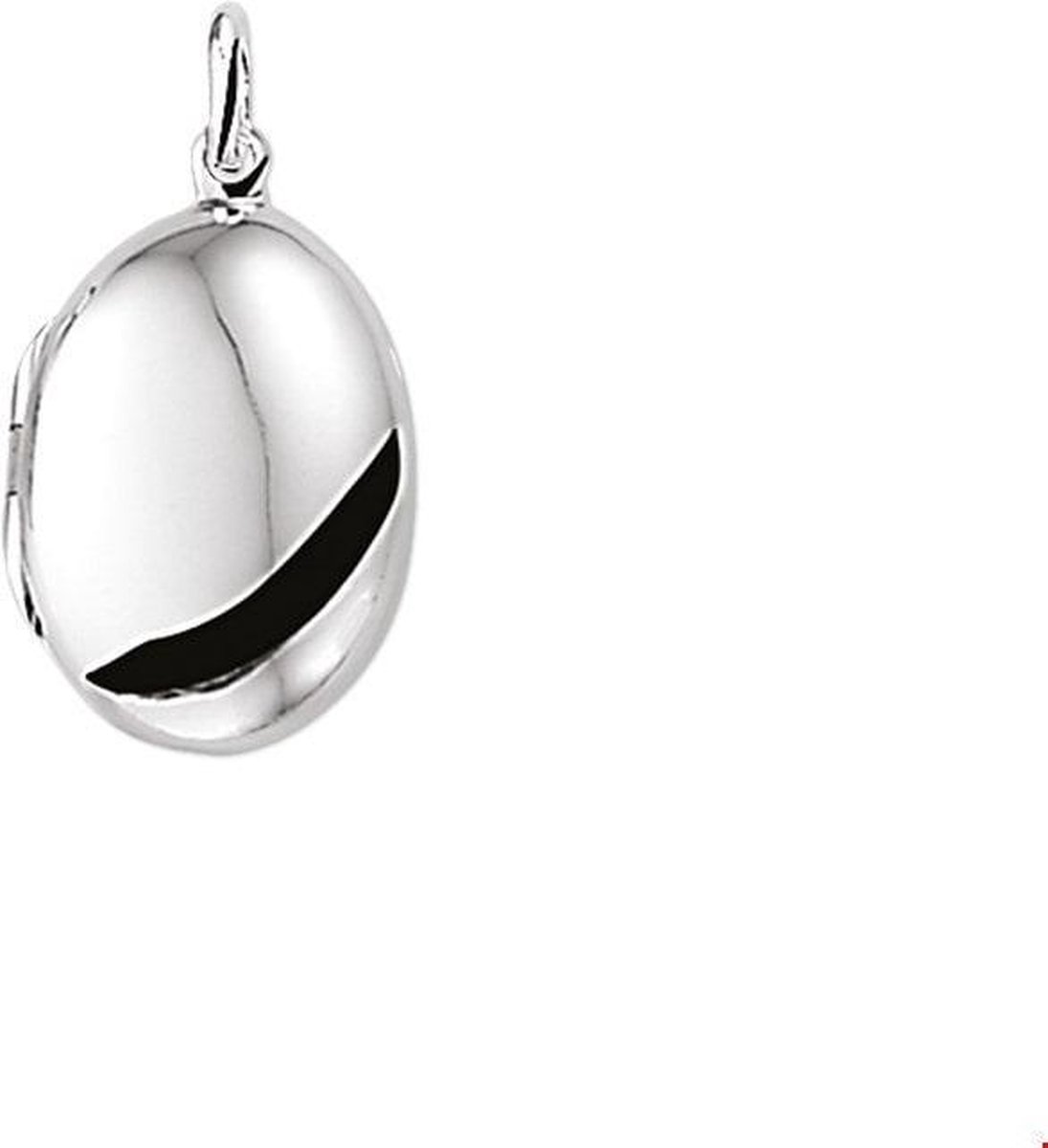 medaillon zilver gerhodineerd
