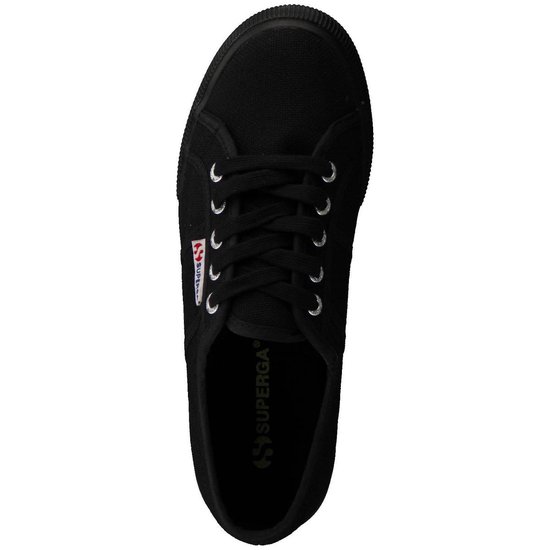 superga zwart platform