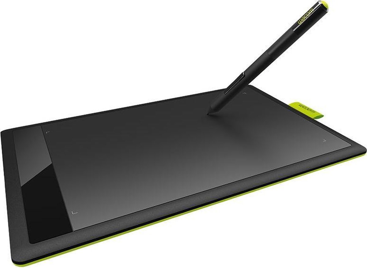 Wacom One Medium Tekentablet Zwart Limoen Bol Wacom One Medium Tekentablet Zwart Limoen Bol