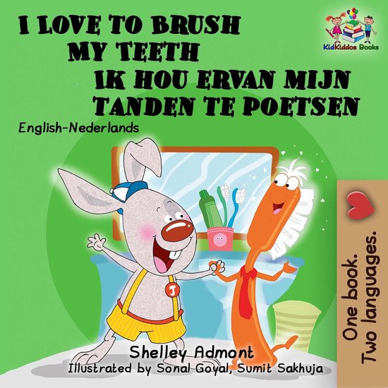English Dutch Bilingual Collection - I Love to Brush My Teet ... - cover
