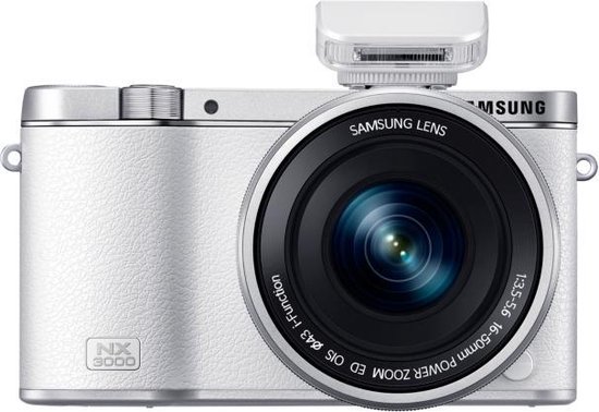 bol.com | Samsung NX3000 + 16-50 mm Powerzoom - Systeemcamera - Wit