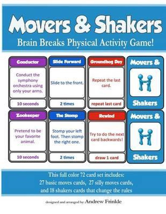 Movers & Shakers Brain Breaks Card Game- Movers & Shakers - cover