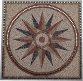 Mozaiek medallion Zon 60 x 60