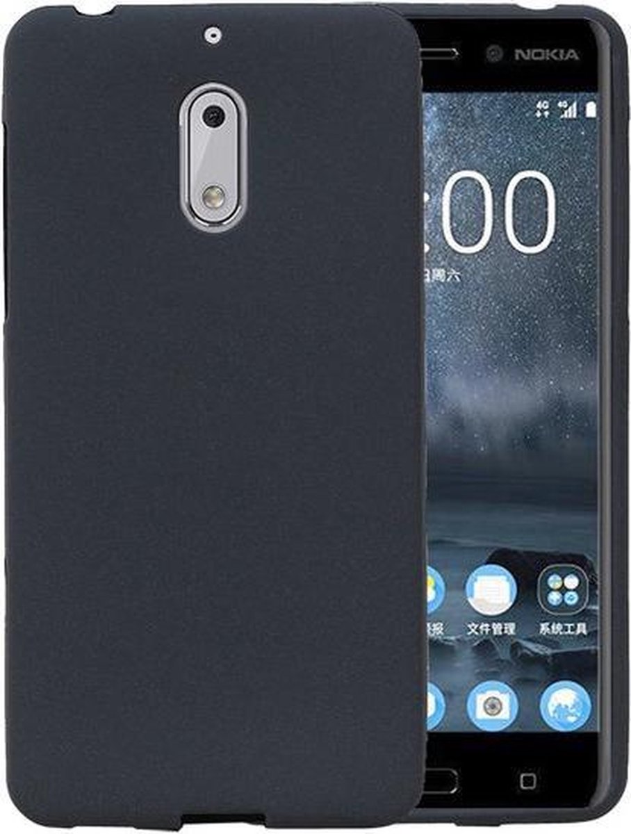 BestCases.nl Grijs Zand TPU back case cover hoesje voor Nokia 6