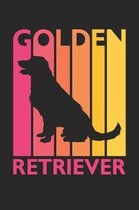 Vintage Golden Retriever Notebook - Gift for Golden Retriever Lovers - Golden Retriever Journal