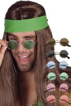 24 stuks: Bril John in 6 kleuren - assorti