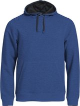 Clique Classic Hoody Blauw Melange maat L