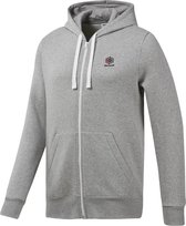 Reebok Classics Fleece Full Zip Hoodie Sportvest Heren - Medium Grey Heather