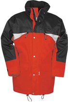 SIOEN SEPP zwart/rood - All Seasons Jacket, wind- en waterbestendig - XXL