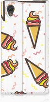 Sony Xperia L1 Standcase Hoesje Design Icecream