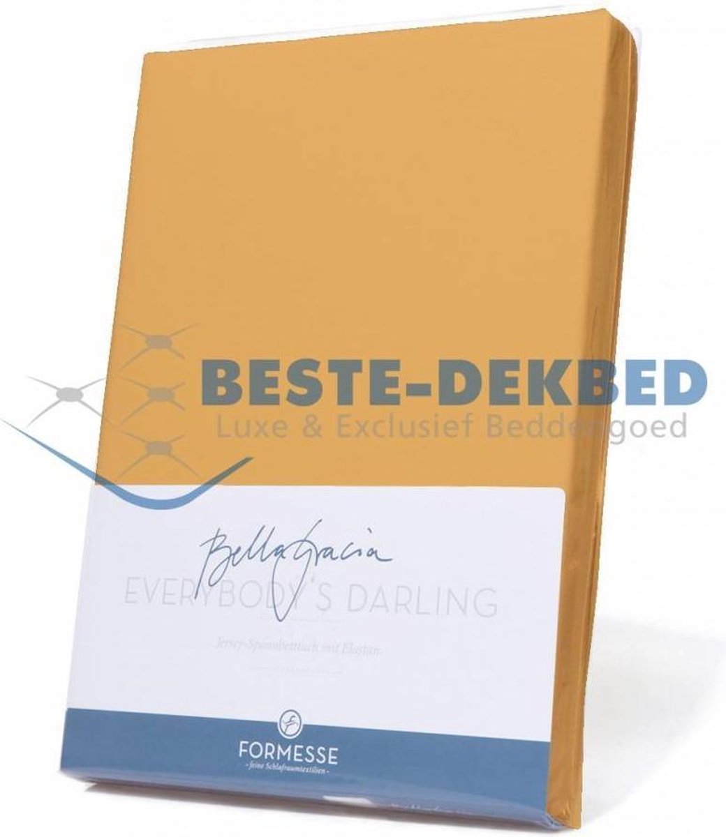 Bella Gracia Jersey Hoeslaken - Saffraan (0537)