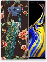 Samsung Galaxy Note 9 TPU Hoesje Design Pauw met Bloemen