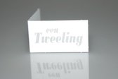 36 naamkaartjes 'een tweeling'