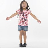 Blue Seven Meisjes t-shirt - rood - Maat 98