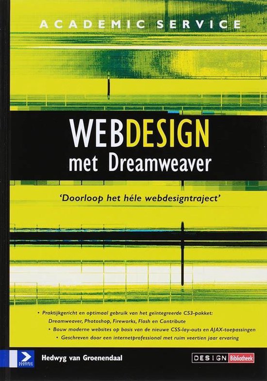 Cover van het boek 'Webdesign met Dreamweaver' van Hedwyg van Groenendaal