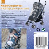 Universele kinderwagenhoes 135 x 76 cm blauw