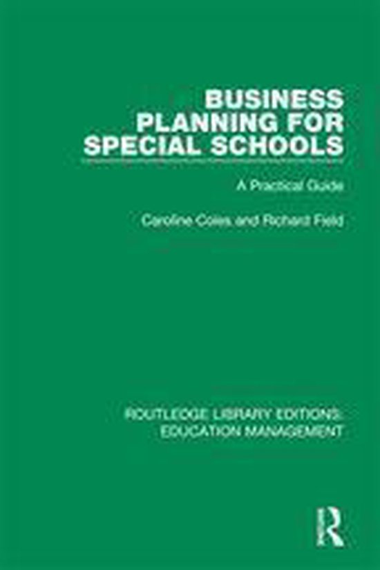 Routledge Library Editions: Education Management - Business  ... - cover